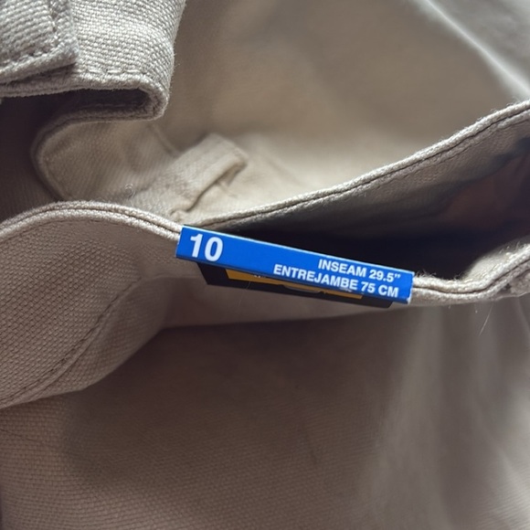 Caterpillar Women’s Stretch Canvas Work Pants Tan | Utility | Straight Leg | - Picture 5 of 6